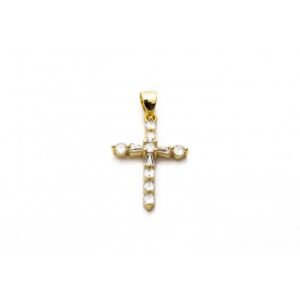 Σταυρός με στρόγγυλα ζιργκόν και παγέτες